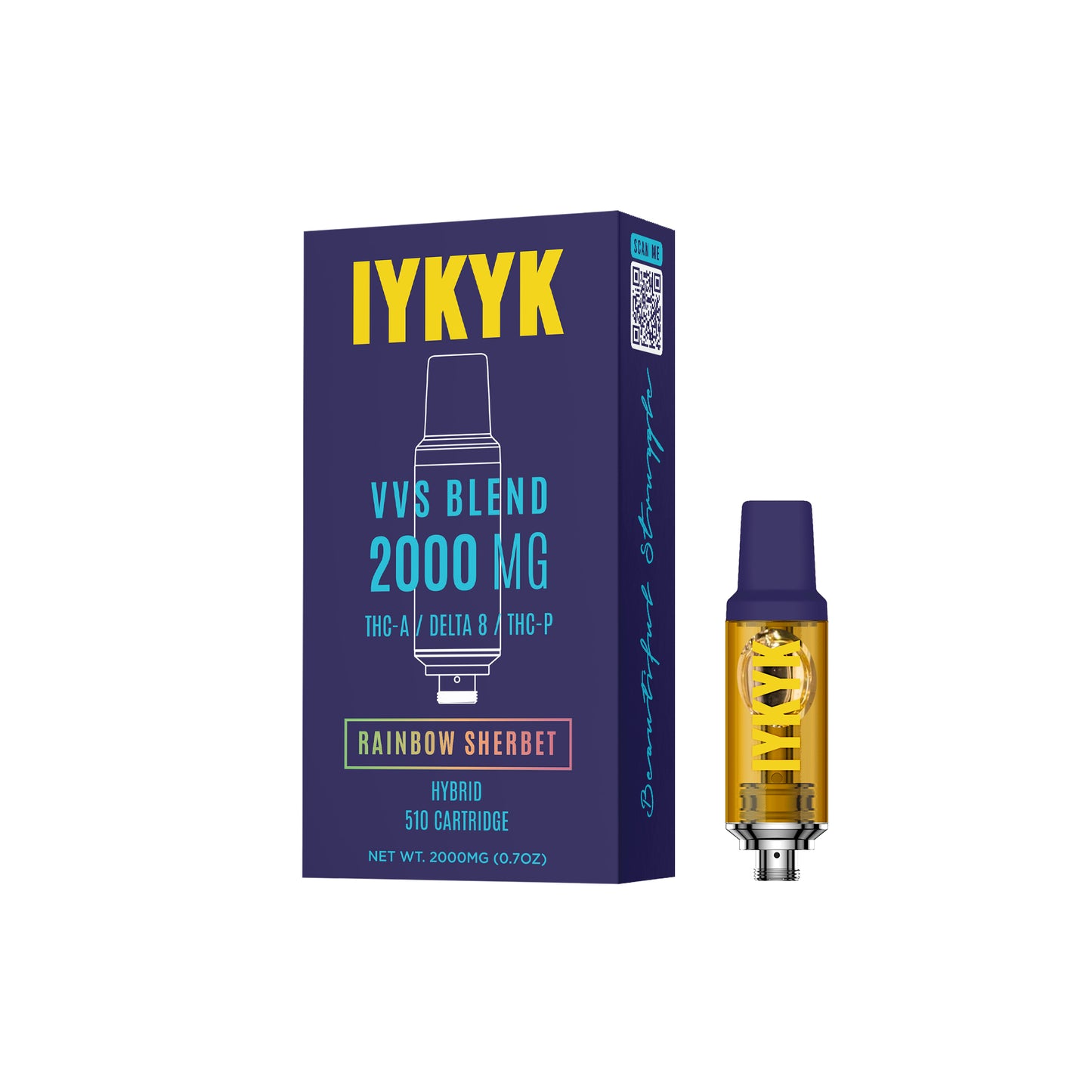 IYKYK VVS Blend Rainbow Sherbet Cartridge 2G