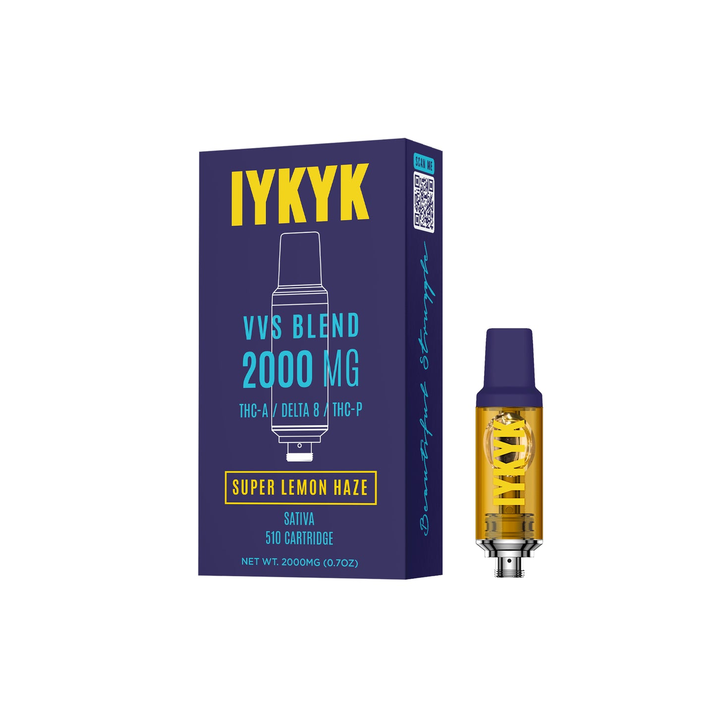 IYKYK VVS Blend Super Lemon Haze Cartridge 2G