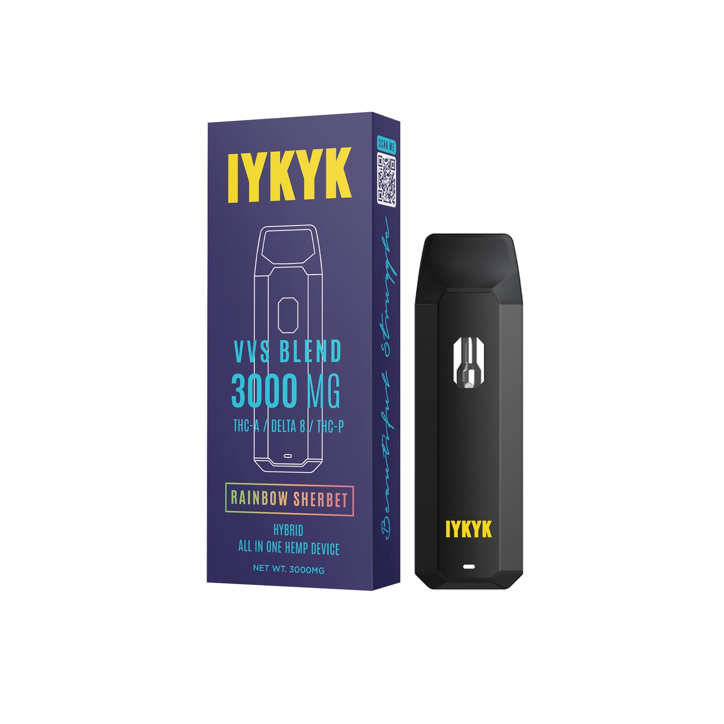 IYKYK VVS Blend Rainbow Sherbet Disposable 3G